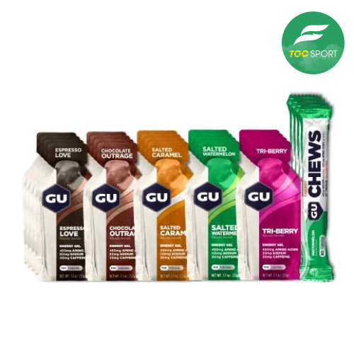 Hộp Tổng Hợp - Gel và Kẹo Nhai GU