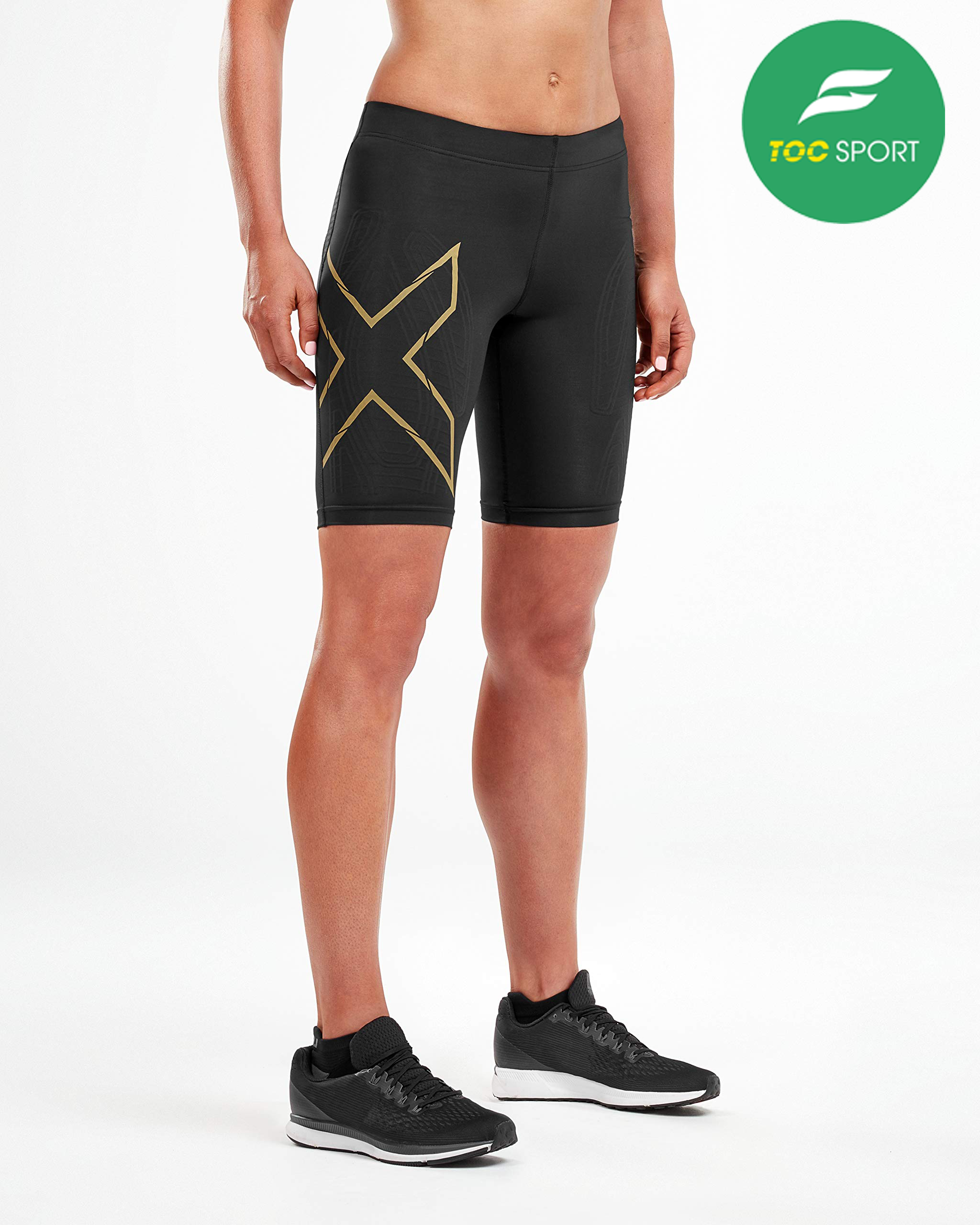 QUẦN ĐÙI BÓ CƠ NỮ 2XU MCS RUN COMPRESSION SHORT WA5334b - Ảnh 2