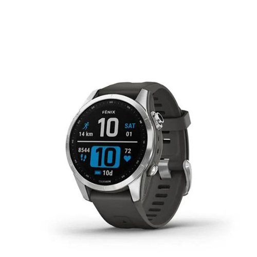 Đồng hồ Garmin Fenix 7S Silver with Graphite Band